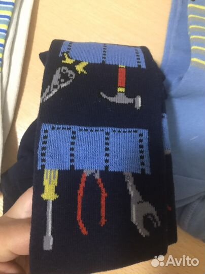 Колготки хлопковые на мальчика новые 116-122