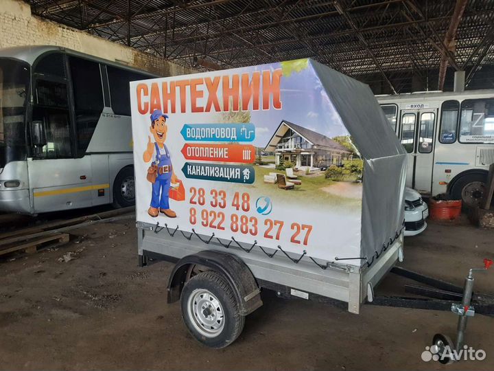 Тент на прицеп