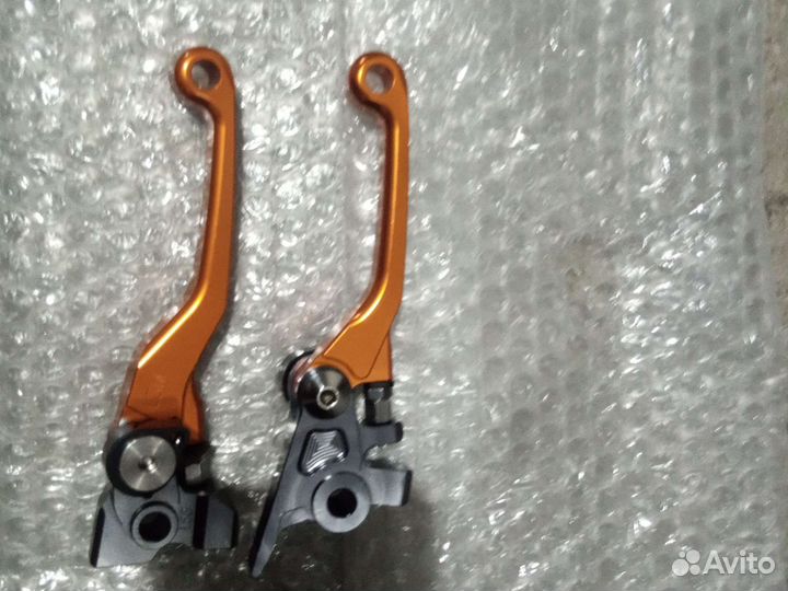 Рычаг сцепления и тормоза ктм откидные