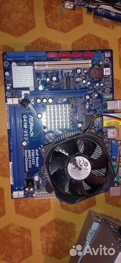 Материнская плата с процессором