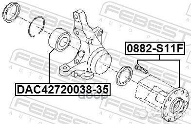 Ступица колеса subaru forester/impreza/legacy I