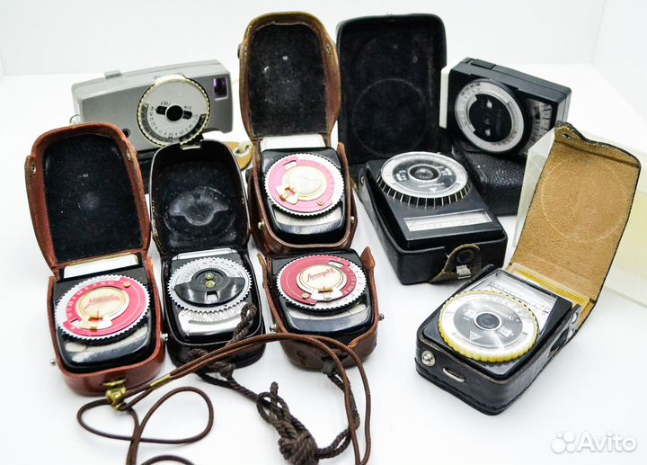 Фотоэкспонометры СССР 9шт., одним лотом