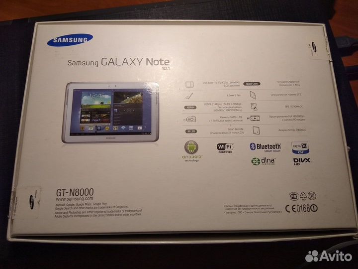 Планшет Samsung galaxy Note 10.1