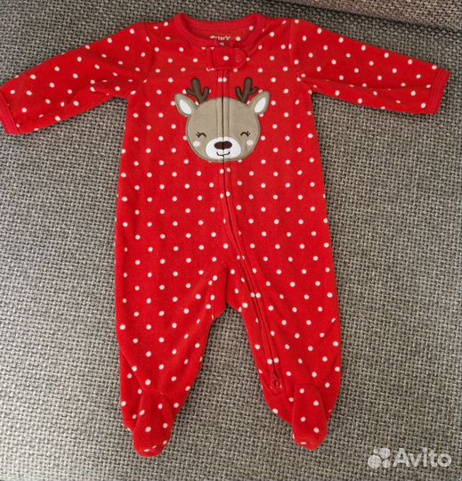 Флисовый комбинезон Carter's, Nike поддева