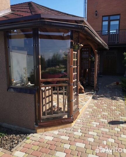 Мягкие окна пвх для веранд и беседок