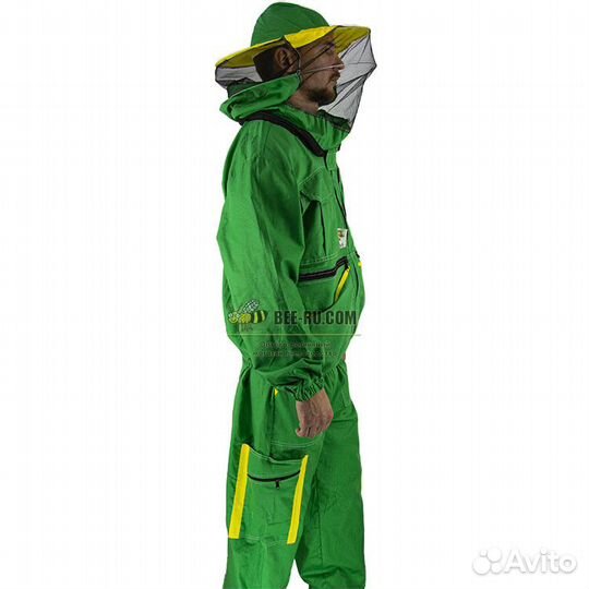 Костюм пчеловода Гост на молнии с сеткой (бязь, Б4