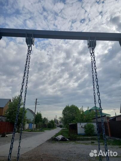 Детские качели уличные бу