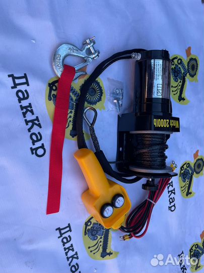 Лебедка electric winch 2000 Кевларовый трос