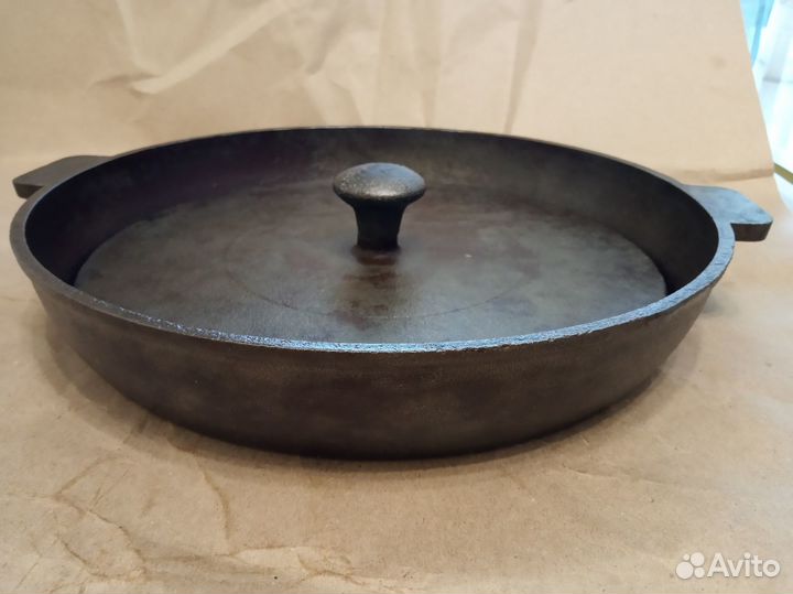 Чугунная сковорода гриль СССР