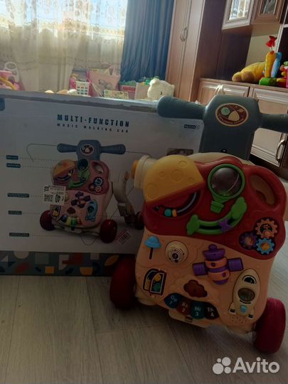 Ходунки каталка детские 5 в 1