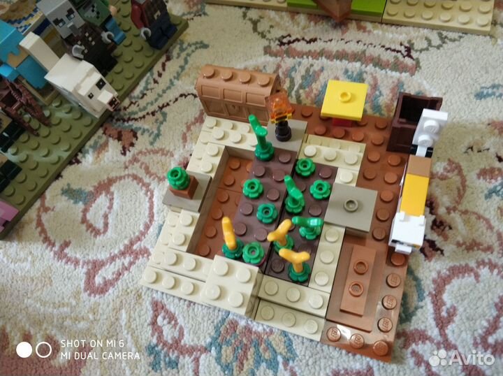Lego minecraft деревня