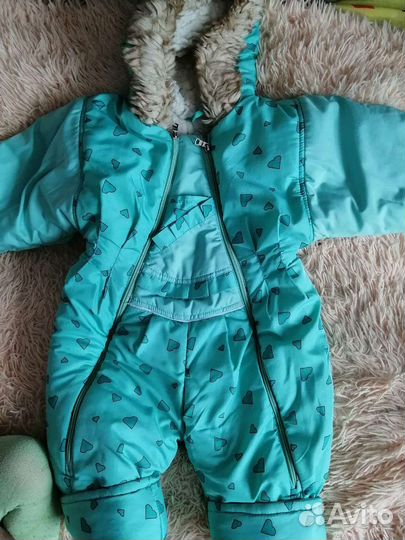 Зимний комбинезон для девочки