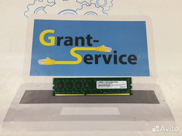 Оперативная память Apacer DDR3 1x4Gb 1600 мгц