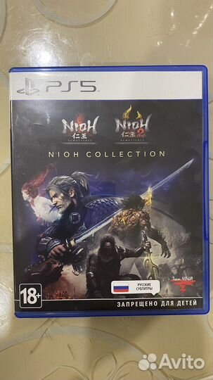 Диск для PS5 Nioh две части в одной коробке