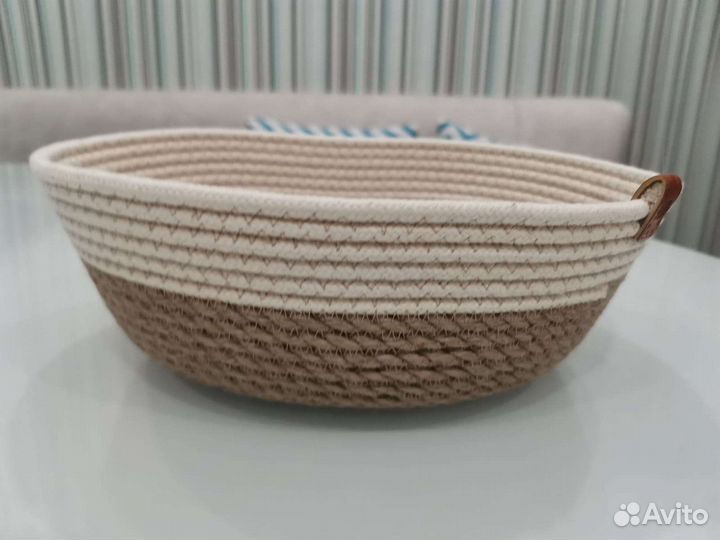 Шнур хб 6мм 20 м с серд. для шитья корзин