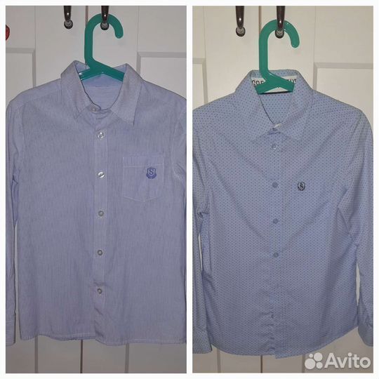Рубашки на мальчика 122 128