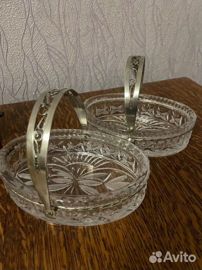 Хрустальная конфетница