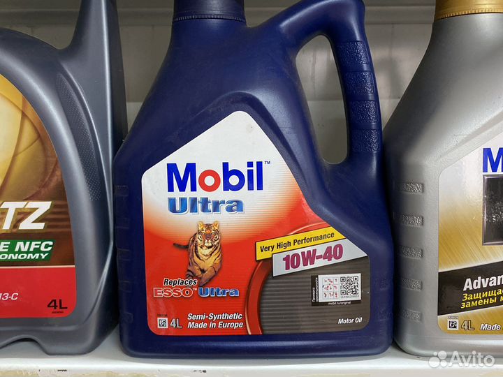 Масло моторное 10w40 мобил