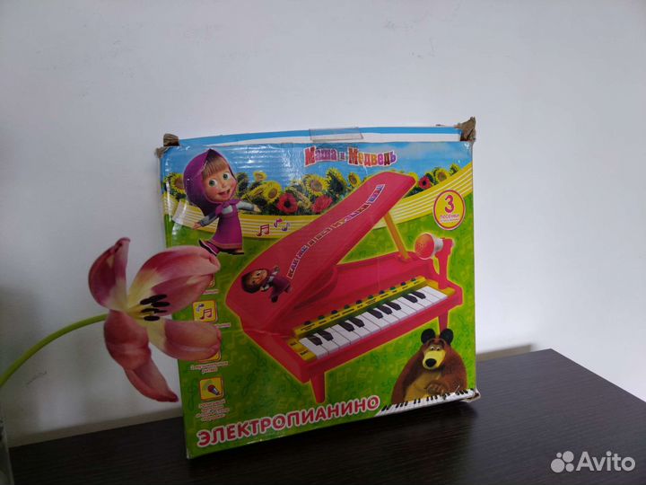 Электропианино детское Маша и Медведь