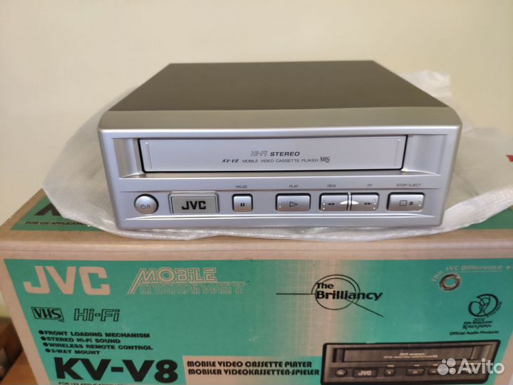 Видеомагнитофон плеер JVC KV-V8E hifi Stereo новый