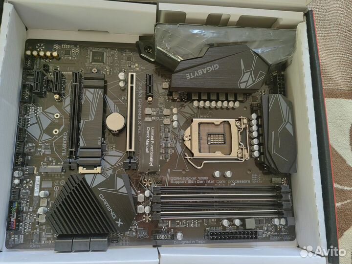 Материнская плата Gigabyte Z490 gaming X AX Новая