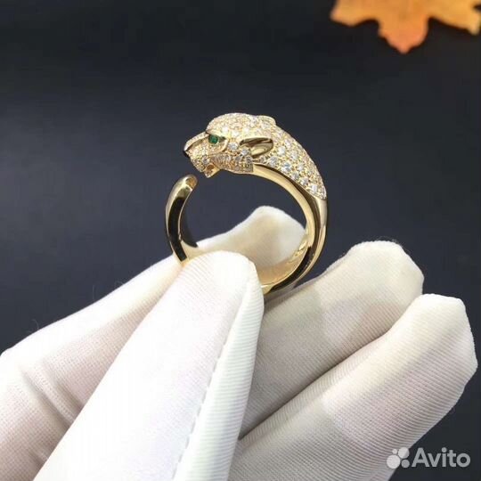 Золотое кольцо PanthÈre De Cartier 1,66ct