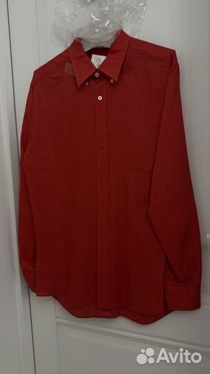 Льняная рубашка Canali мужская