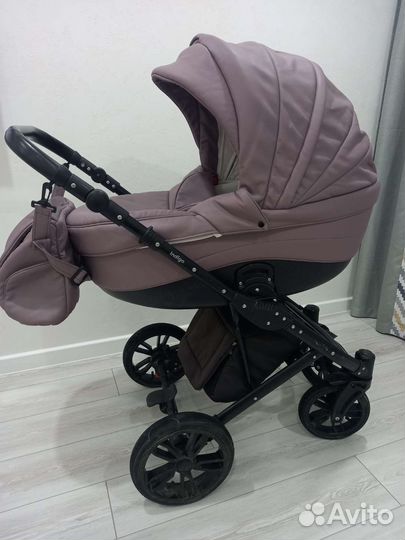 Детские коляски 2 в 1 эко кожа