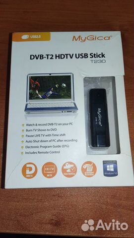Тв тюнер MyGica T230 DVB-T2 USB, Windows, Android объявление продам