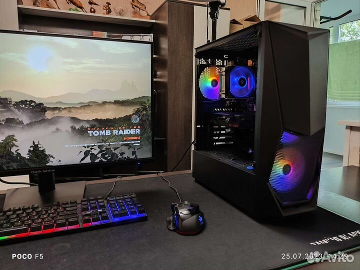 Игровой комп Ryzen 5 2600+ Sapphire Pulse RX 6600