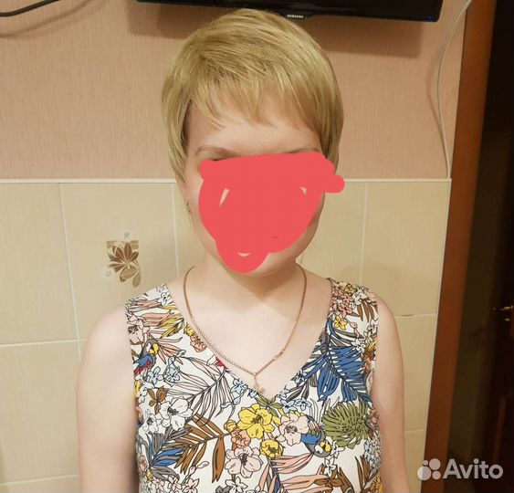 Парик из канекалона, красивый блонд