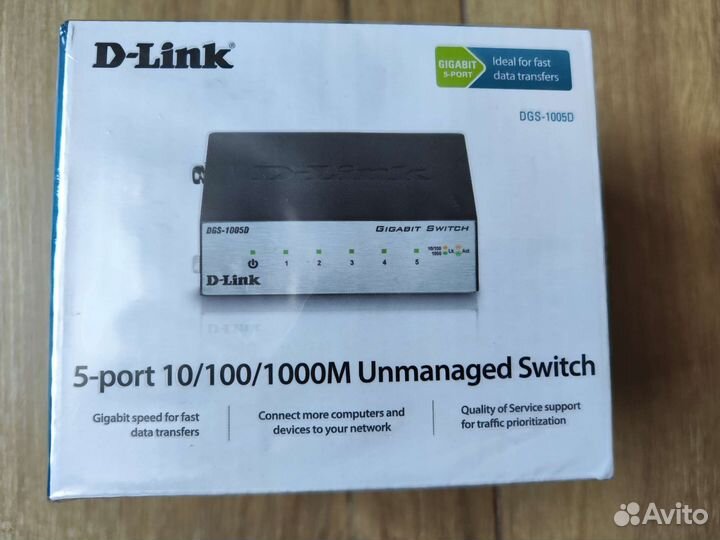 Коммутатор D-Link DGS-1005D