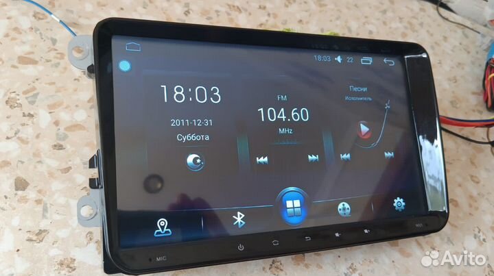 Магнитола 9 дюйм Volkswagen