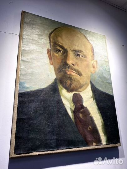 Советская картина Ленин В.И. масло/холст