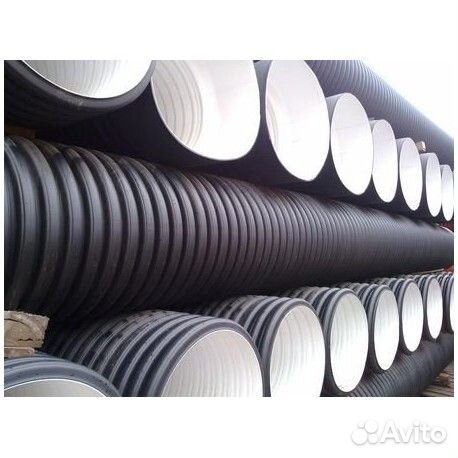 Труба гофрированная в канаву 315/276 с раструбом
