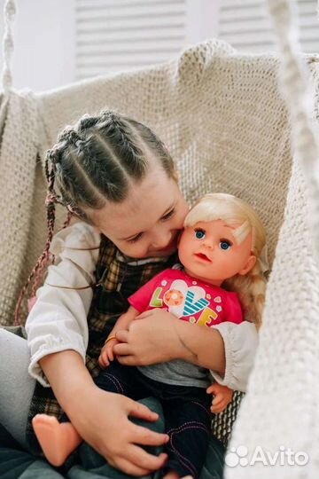 Интерактивная кукла сестричка Карапуз новая