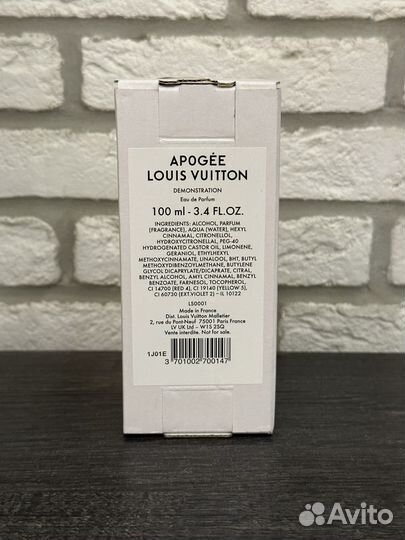 Парфюм apogee louis vuitton оригинал