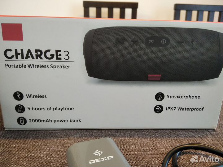 Музыкальную колонку JBL Charge3 в нераб. состоянии