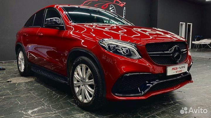 Передний бампер GLE63 для Mercedes GLE coupe c292