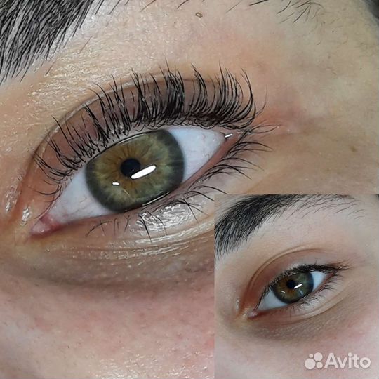 Ламинирование ресниц и бровей