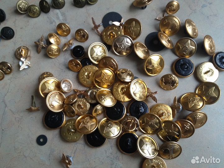 Фурнитура вмф и са.Пуговицы, звёзды