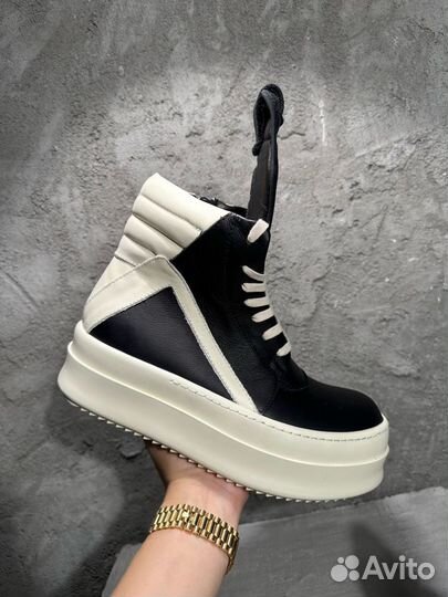 Rick Owens Geobasket Mega Bumper Sneakers