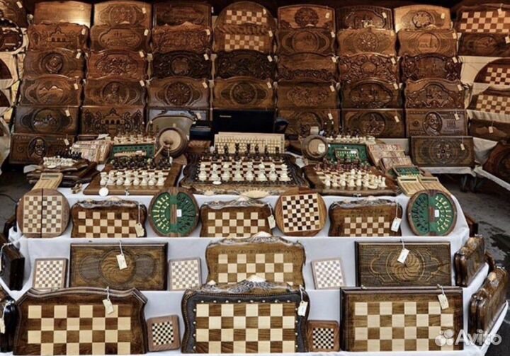 Шахматы, нарды и письменные наборы