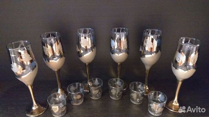 Подарочный набор - бокалы и рюмки