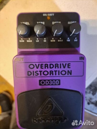 Гитарная педаль overdrive distortion. OD 300