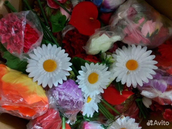 Головы искусственных цветов