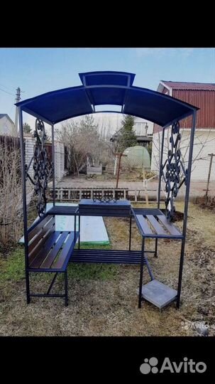 Мангал с навесом