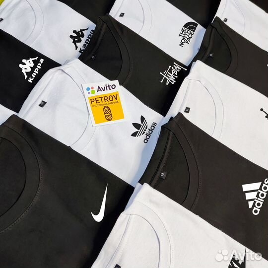 Футболки малый опт CK черн 50