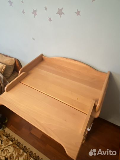 Комод с пеленальным столиком /массив