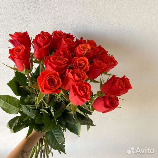 Цветы розы букет